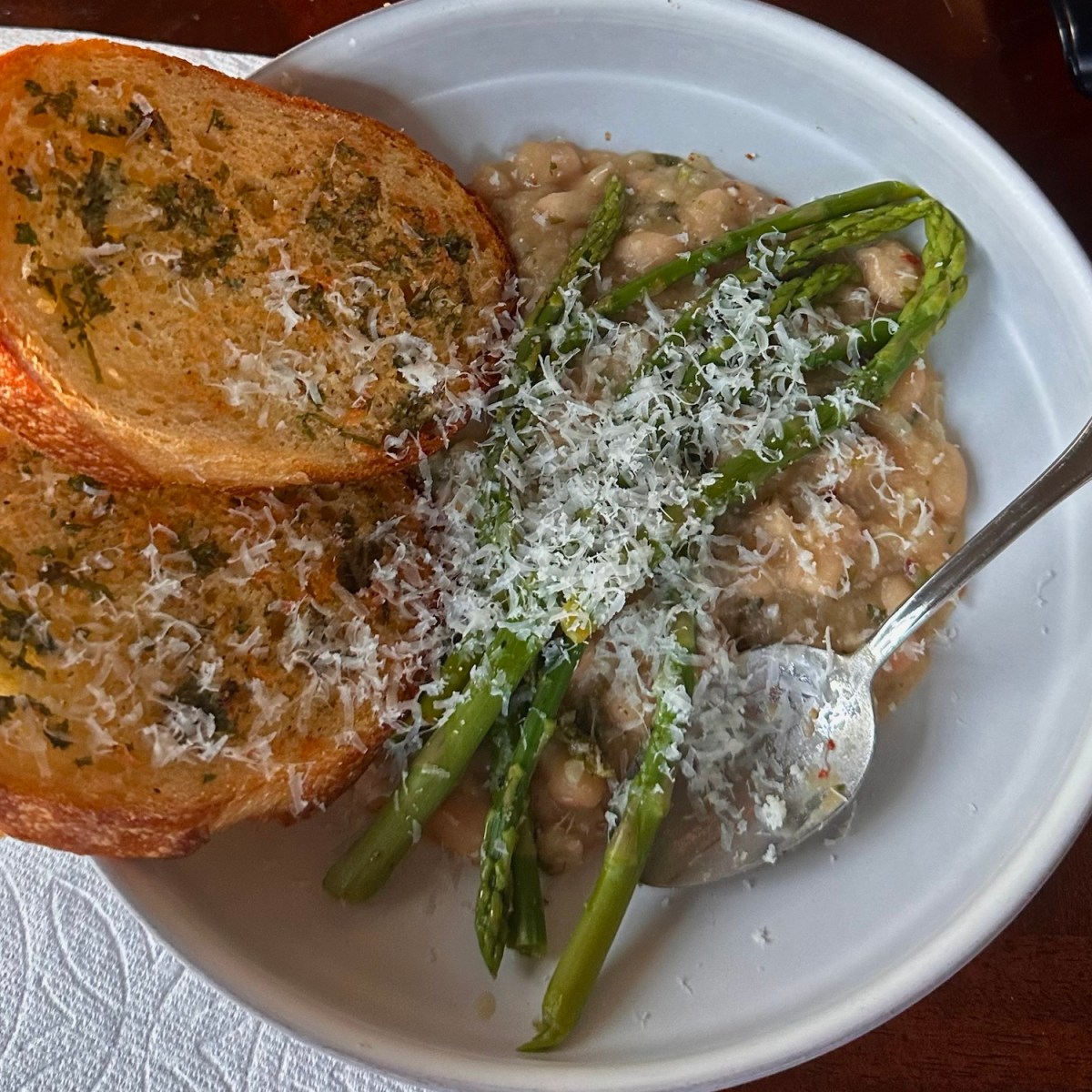 Braised Butter Beans &&nbsp;Asparagus